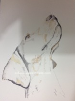 'Babble' watercolour 9x12"140lb coldpress 1st stage