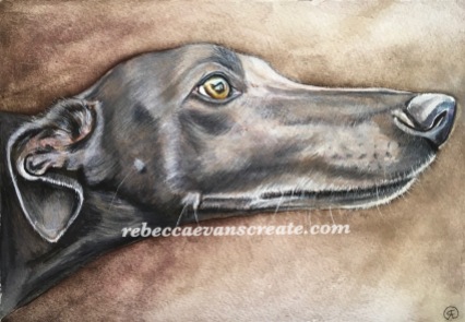 'Smoker' 10x7" 140lb coldpress with own hand made watercolour paint